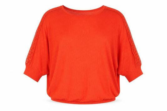 Womens UK Size M Phase Eight Red Pullover Jumper