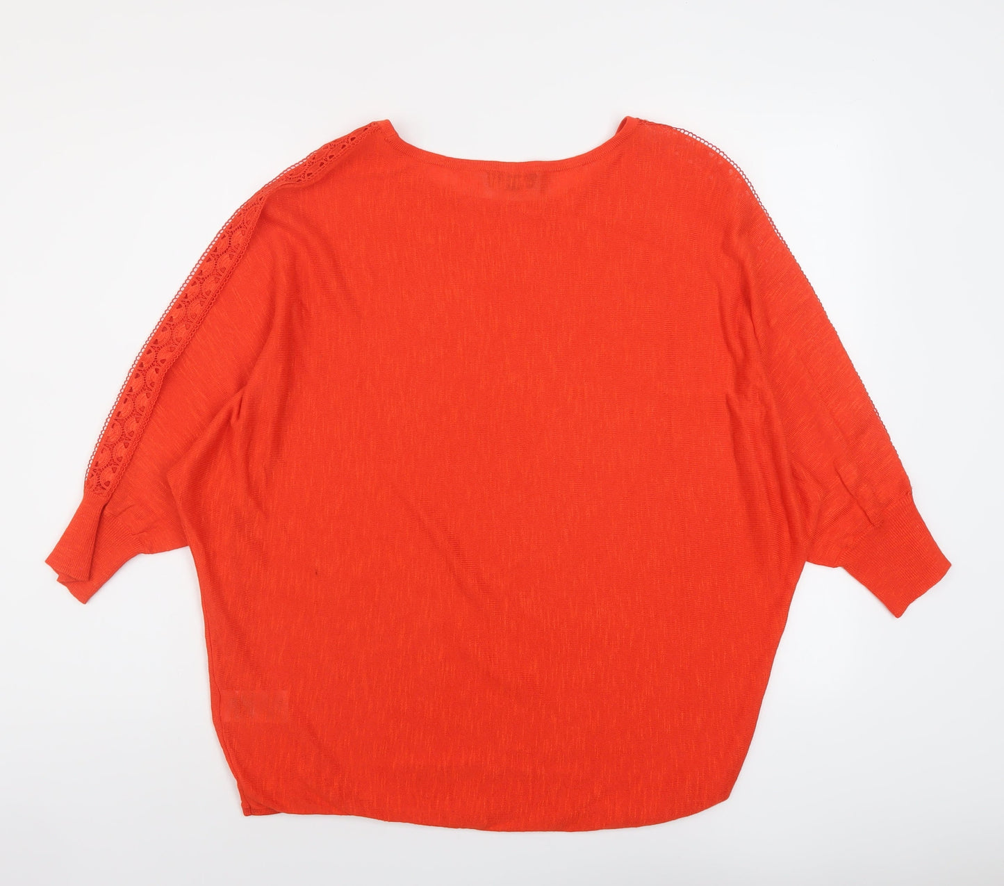 Womens UK Size M Phase Eight Red Pullover Jumper