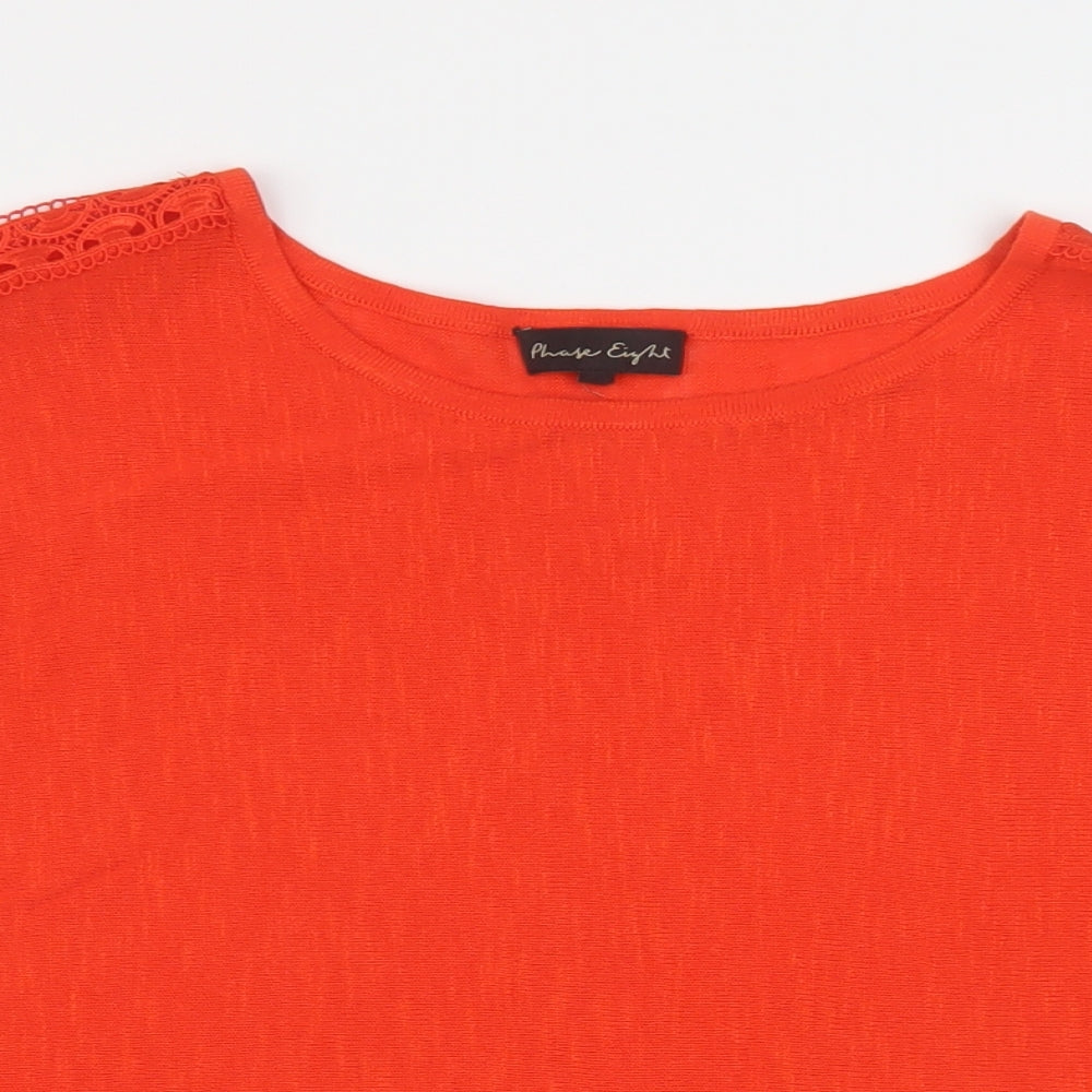 Womens UK Size M Phase Eight Red Pullover Jumper