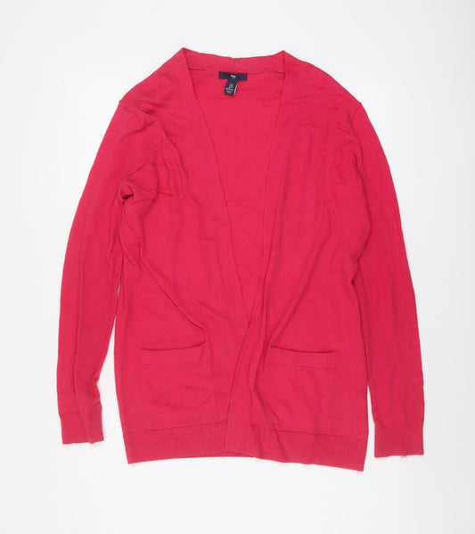 Womens UK Size S Gap Pink Cardigan Jumper