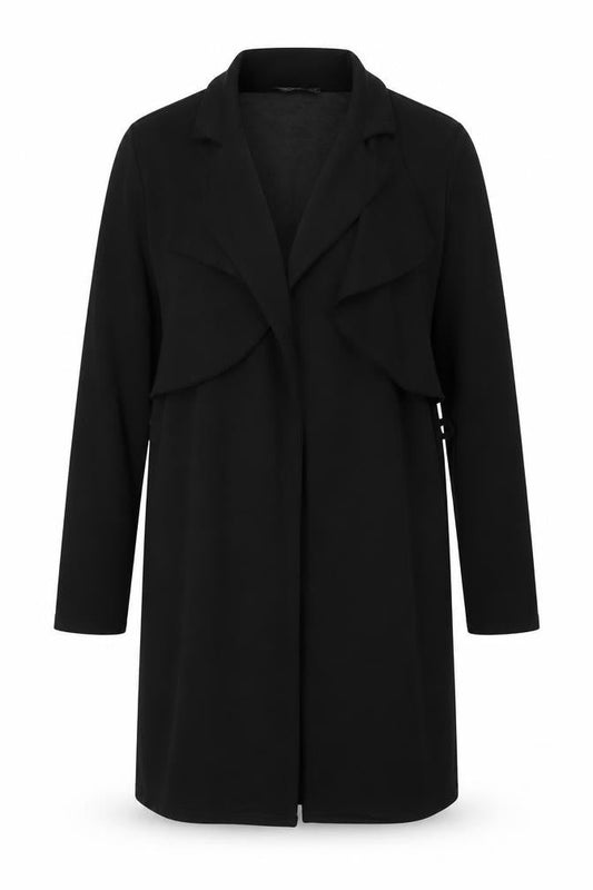 Boohoo Womens Black Kimono Jacket Size 12