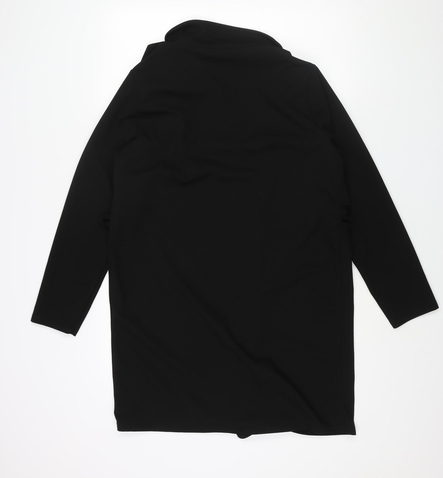 Boohoo Womens Black Kimono Jacket Size 12