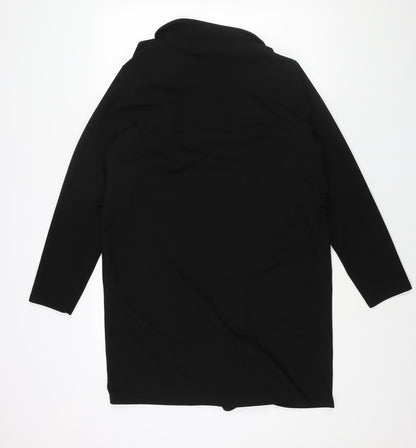 Boohoo Womens Black Kimono Jacket Size 12
