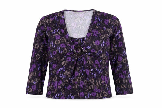 Womens UK Size M CC Purple Basic Blouse
