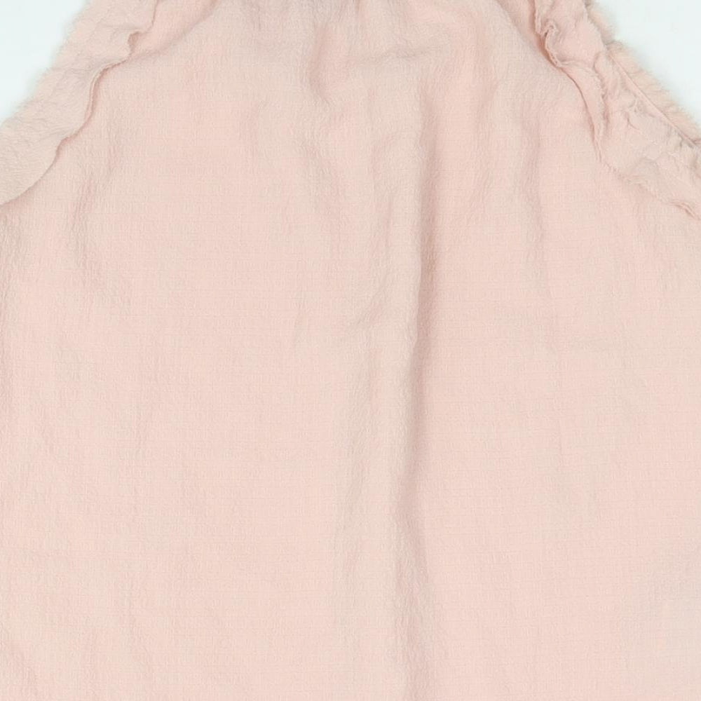 Womens UK Size S Mango Pink Camisole Blouse