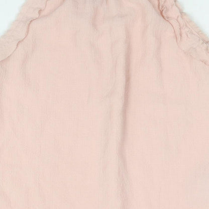 Womens UK Size S Mango Pink Camisole Blouse