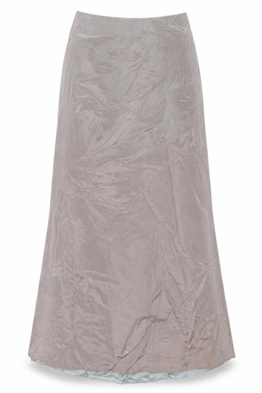 Watters & Watters Womens Grey Polyester Maxi Skirt Size 28 in Zip