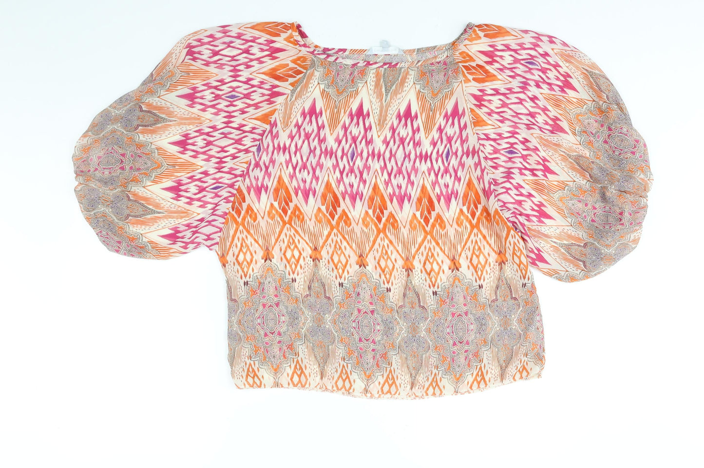 Womens UK Size 14 Red Herring Multicoloured Basic Blouse