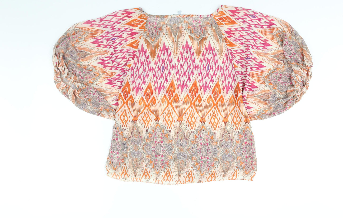 Womens UK Size 14 Red Herring Multicoloured Basic Blouse