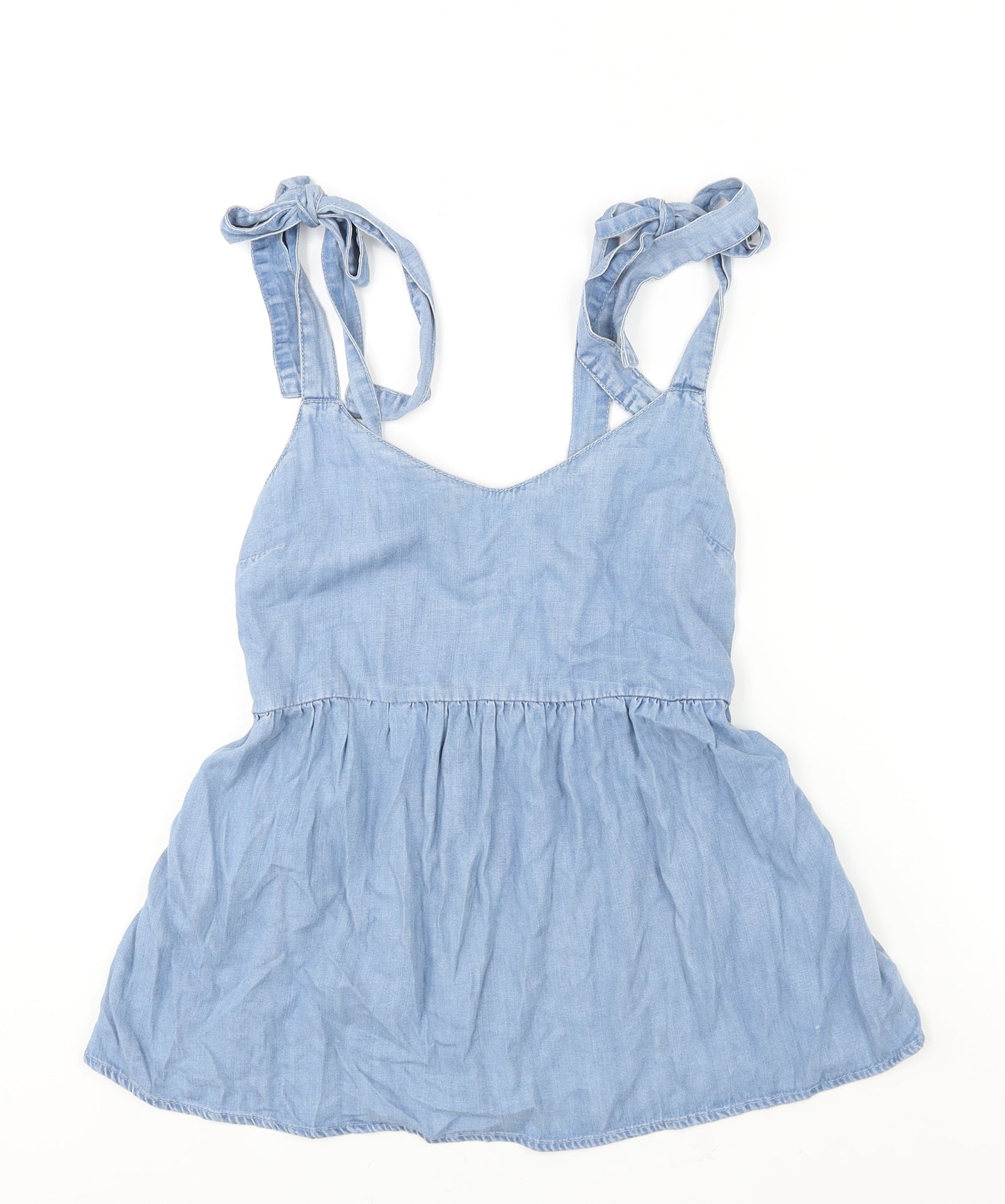 Womens UK Size 12 NEXT Blue Camisole Blouse