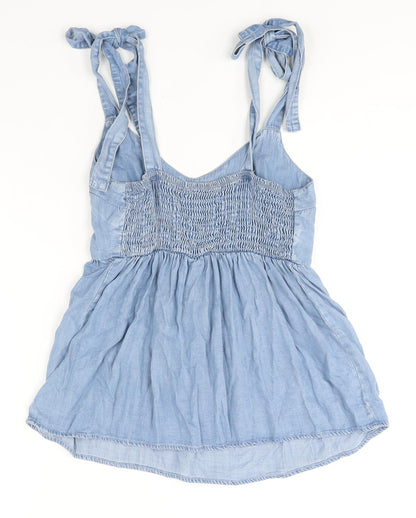 Womens UK Size 12 NEXT Blue Camisole Blouse