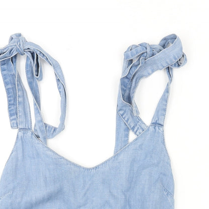 Womens UK Size 12 NEXT Blue Camisole Blouse