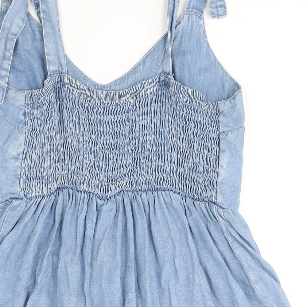 Womens UK Size 12 NEXT Blue Camisole Blouse