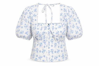 Womens UK Size 14 In the Style Blue Basic Blouse