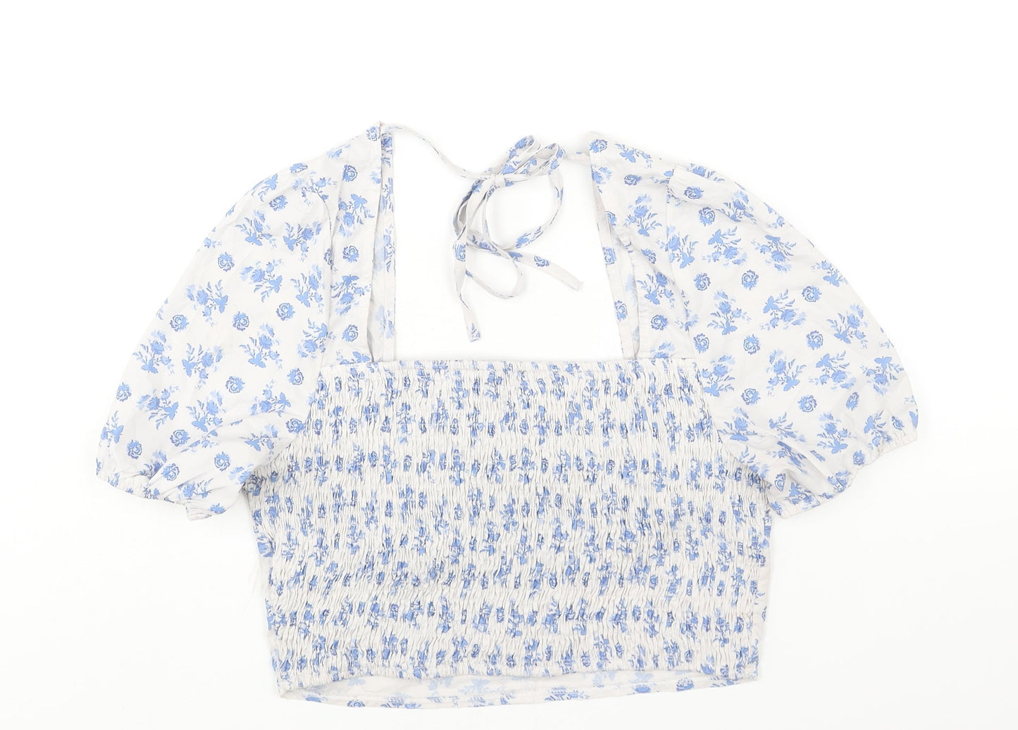 Womens UK Size 14 In the Style Blue Basic Blouse