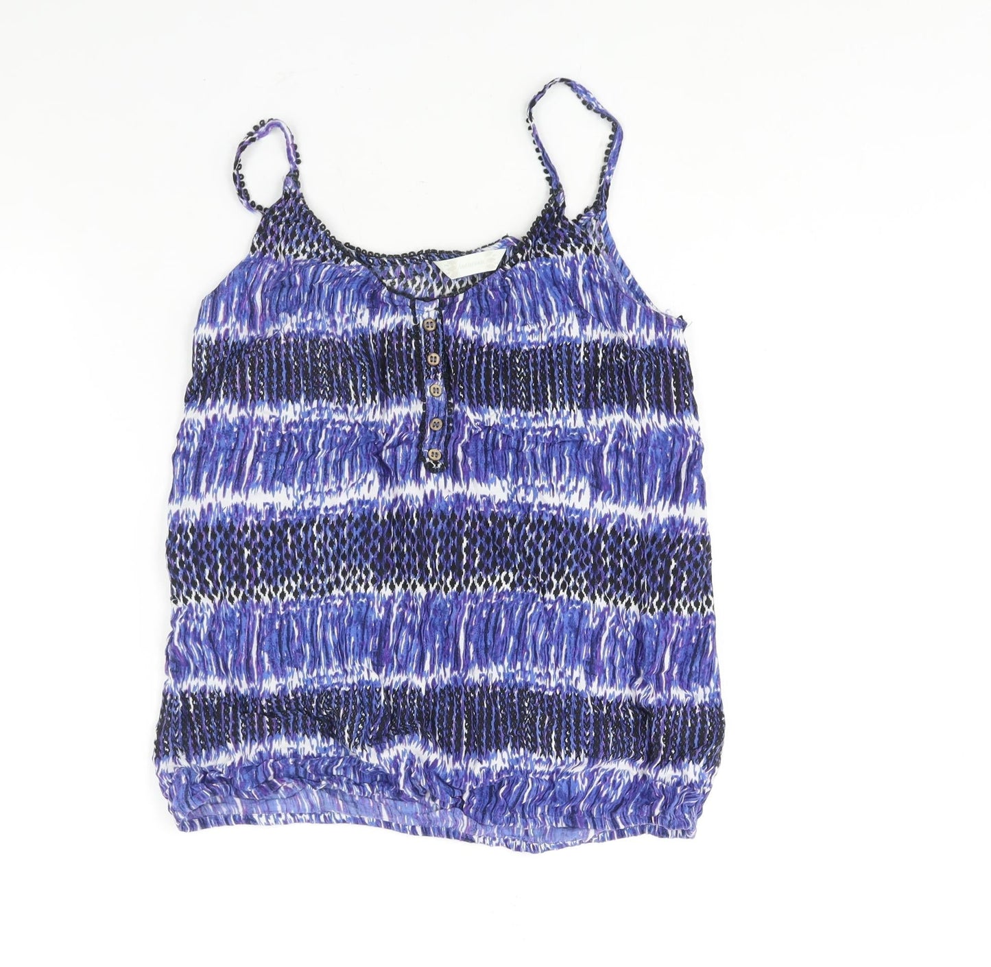 Womens UK Size 12 BHS Blue Camisole Blouse