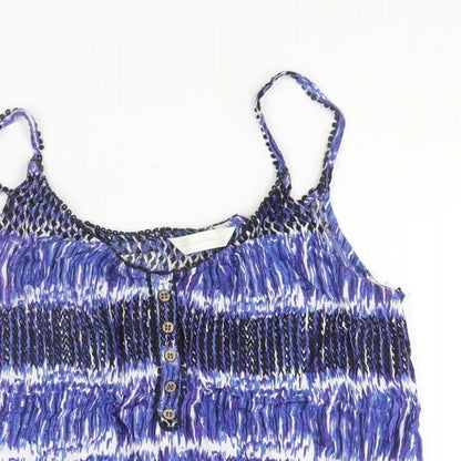 Womens UK Size 12 BHS Blue Camisole Blouse