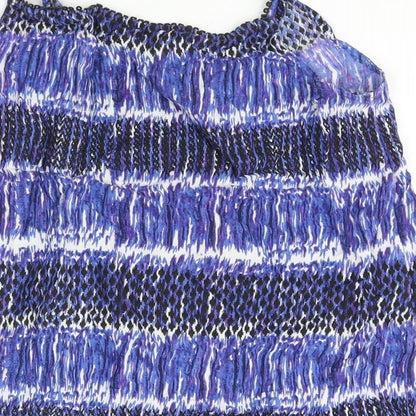 Womens UK Size 12 BHS Blue Camisole Blouse