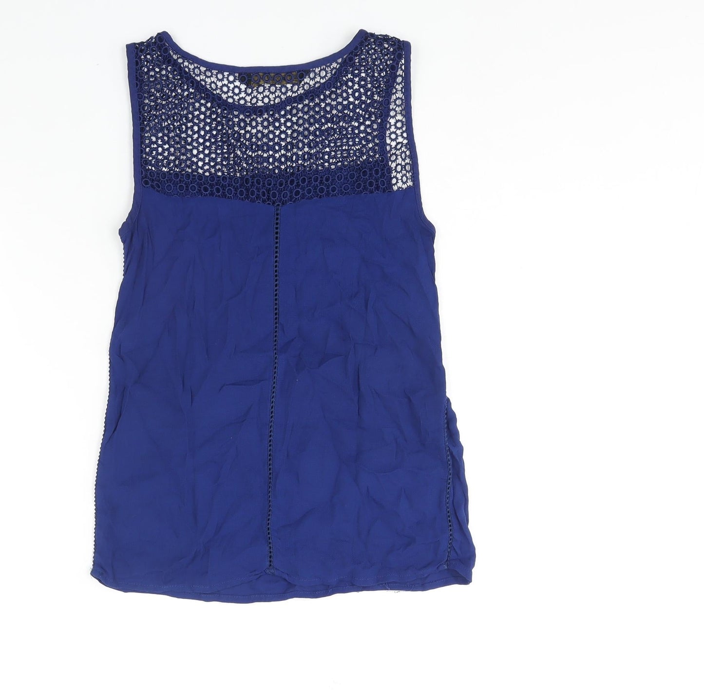 Womens UK Size XS Zara Blue Camisole Blouse