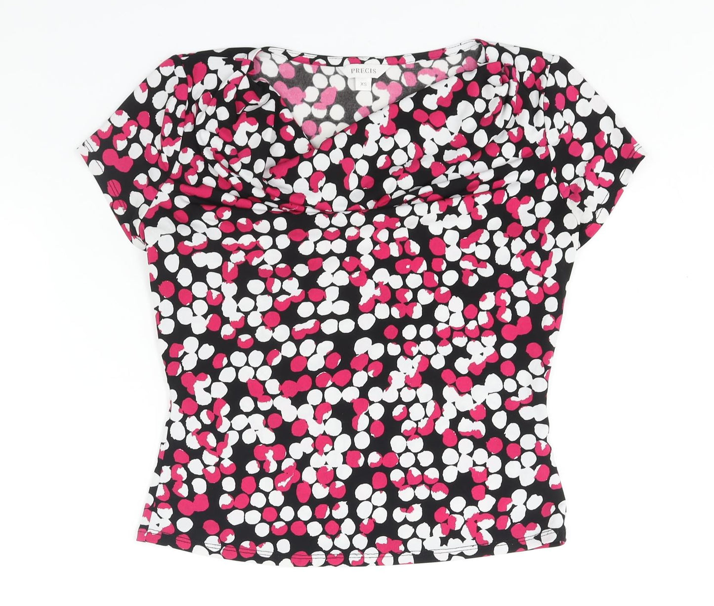 Womens UK Size XS Precis Multicoloured Basic Blouse