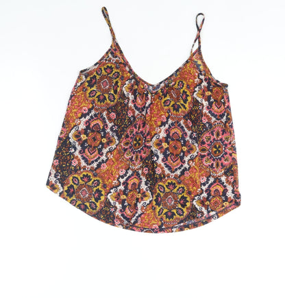 Womens UK Size S H&M Multicoloured Camisole Blouse