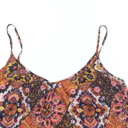 Womens UK Size S H&M Multicoloured Camisole Blouse