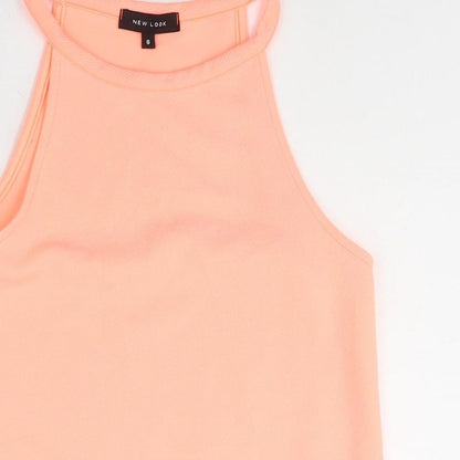 Womens UK Size 8 New Look Pink Camisole Blouse