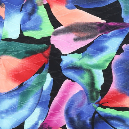 Autonomy Womens Multicoloured Geometric Polyester Basic T-Shirt Size 12 Round Neck