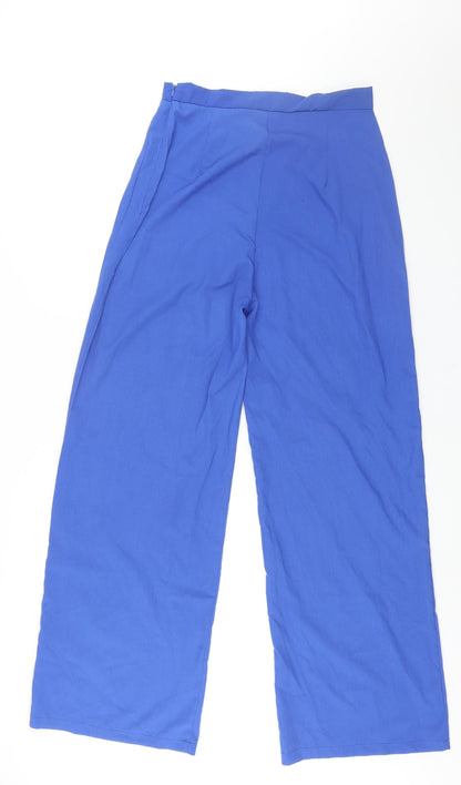 Womens UK Size 12 PRETTYLITTLETHING Regular Fit  Blue Trousers