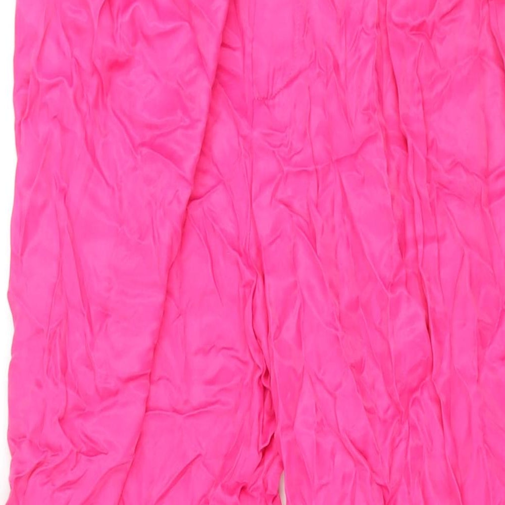 Womens UK Size M Zara Regular Fit  Pink Trousers