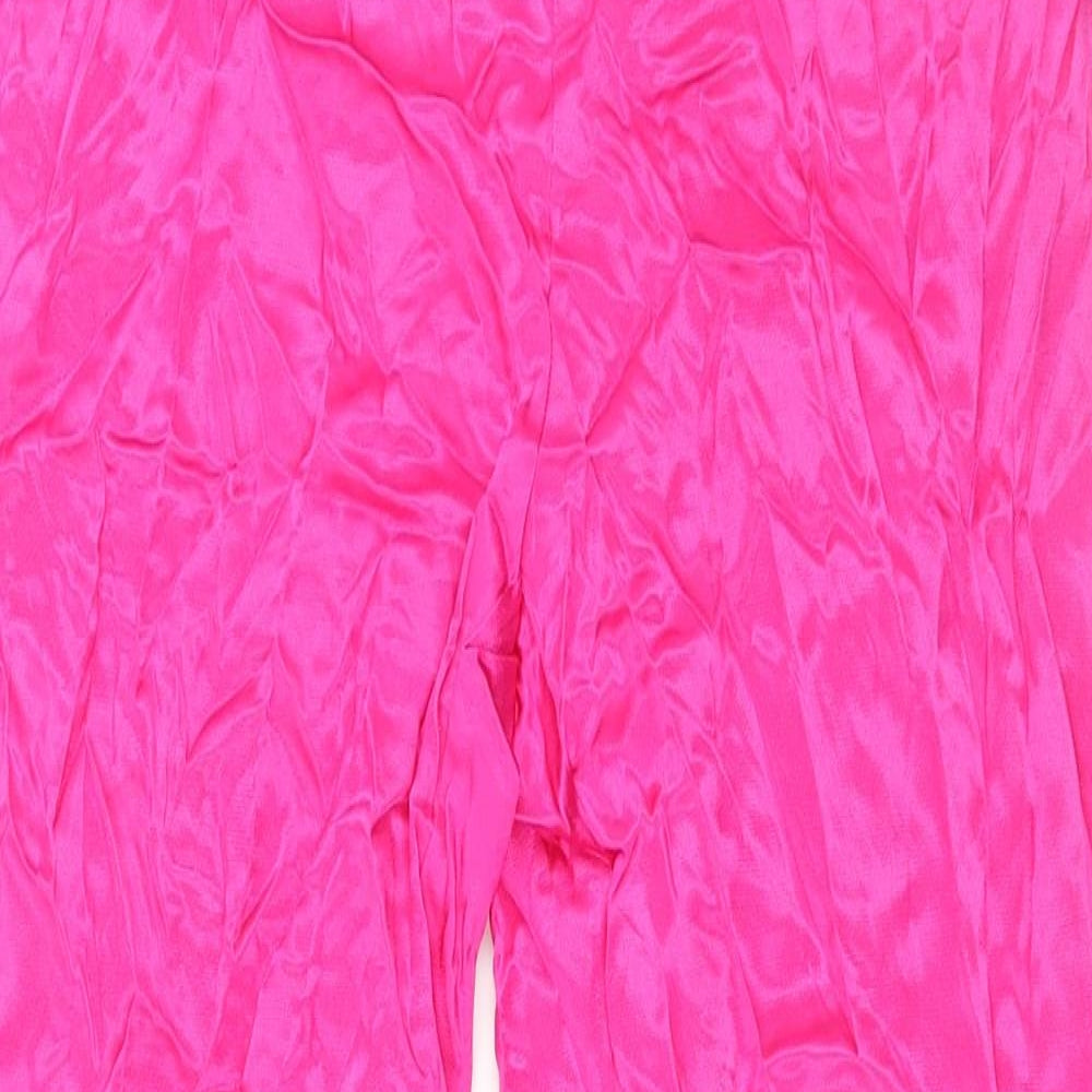Womens UK Size M Zara Regular Fit  Pink Trousers