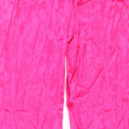 Womens UK Size M Zara Regular Fit  Pink Trousers