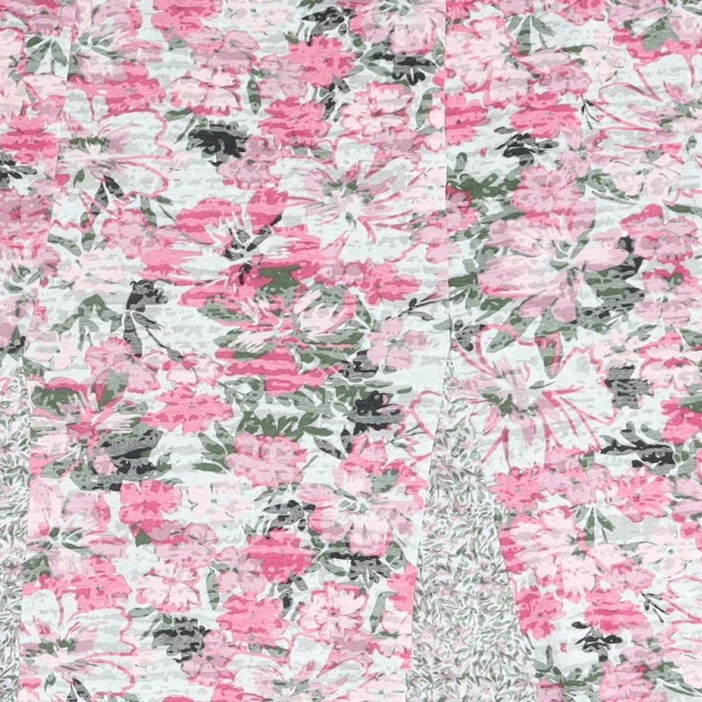 Cotton Traders Womens Multicoloured Floral Polyester A-Line Skirt Size 16