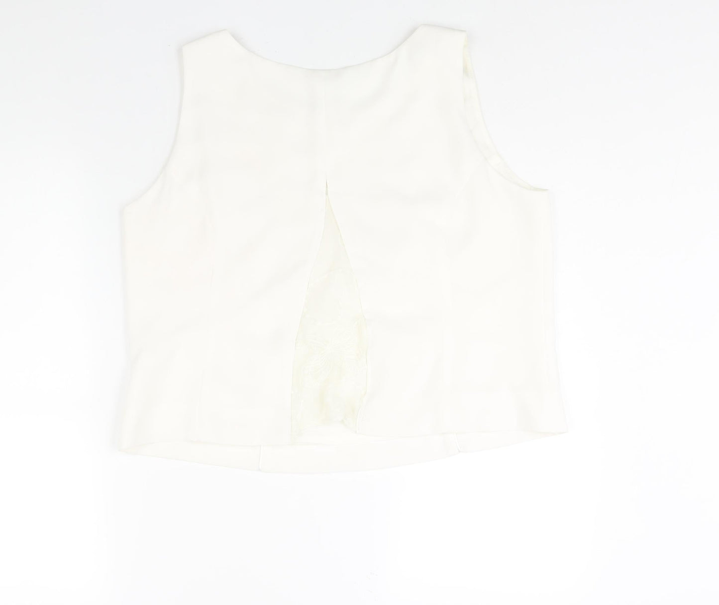 Womens UK Size 18 Roman White Camisole Blouse