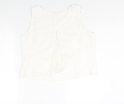 Womens UK Size 18 Roman White Camisole Blouse