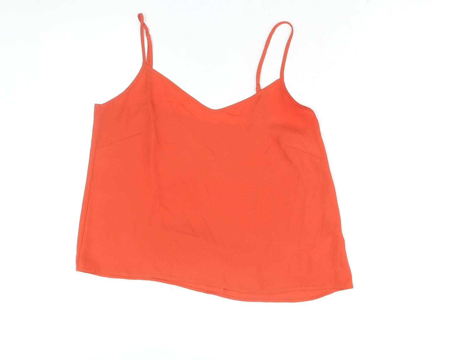 Womens UK Size 10 Marks and Spencer Orange Camisole Blouse