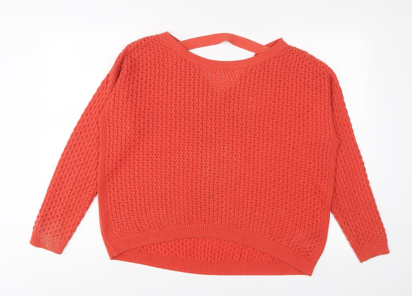 Womens UK Size 12 New Look Red Pullover Jumper