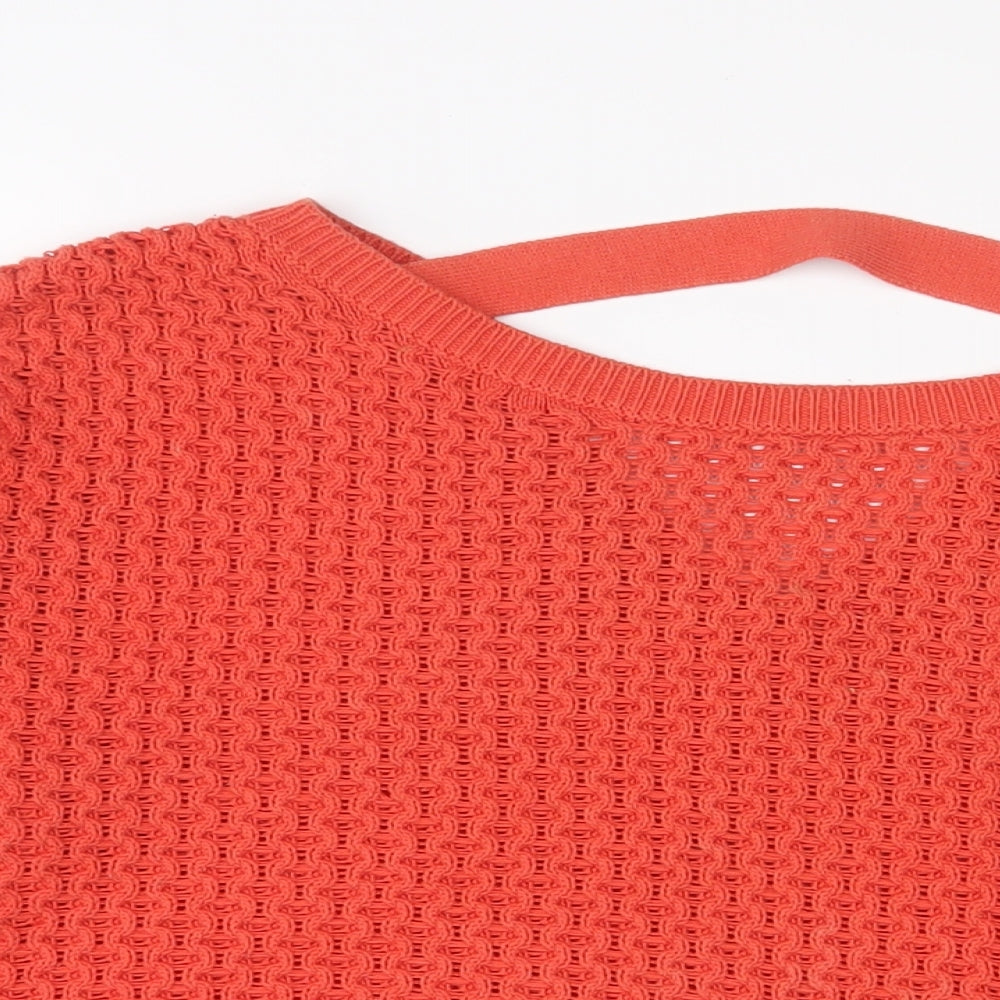 Womens UK Size 12 New Look Red Pullover Jumper