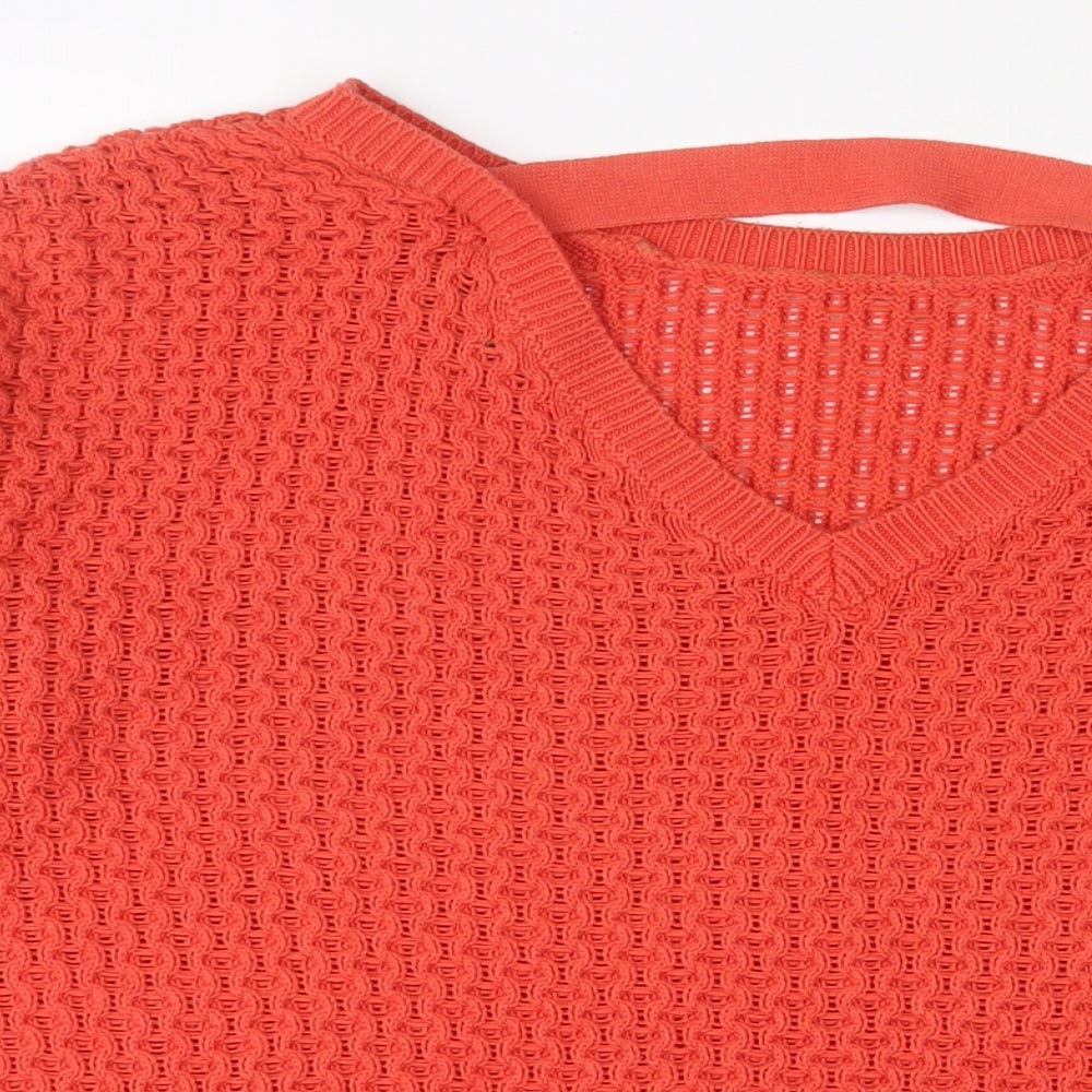 Womens UK Size 12 New Look Red Pullover Jumper