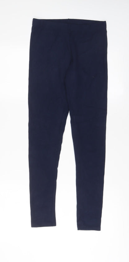 Womens UK Size 8 Marks and Spencer  Capri Blue Leggings