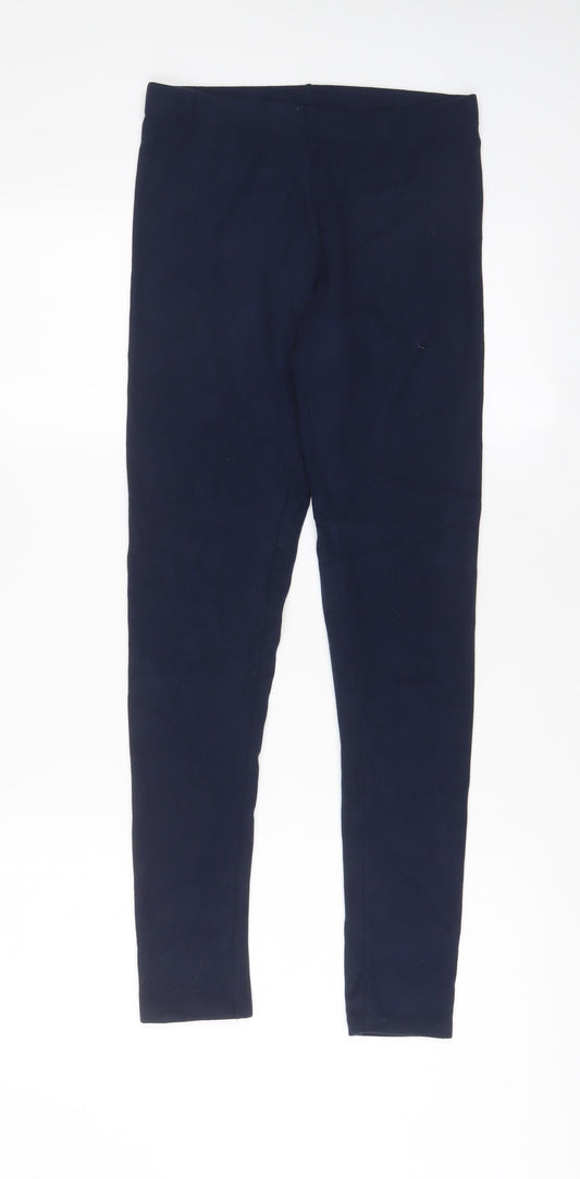 Womens UK Size 8 Marks and Spencer  Capri Blue Leggings