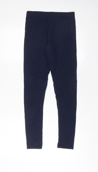 Womens UK Size 8 Marks and Spencer  Capri Blue Leggings