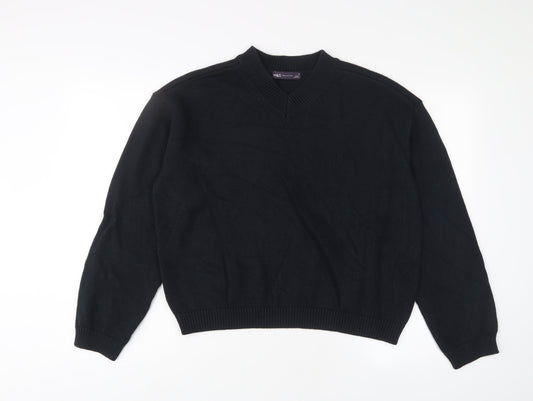 Womens UK Size M Marks and Spencer Black Pullover Jumper