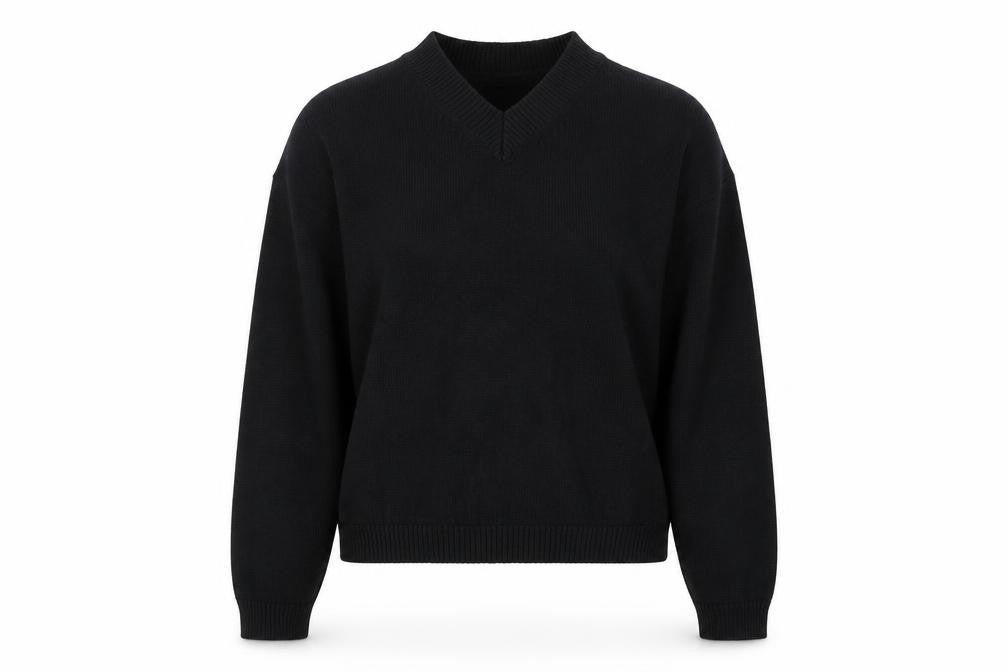 Womens UK Size M Marks and Spencer Black Pullover Jumper