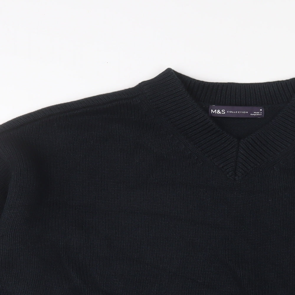 Womens UK Size M Marks and Spencer Black Pullover Jumper