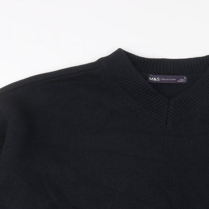 Womens UK Size M Marks and Spencer Black Pullover Jumper