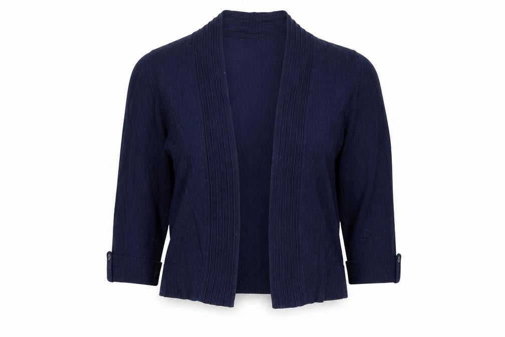 Womens UK Size 12 BHS Blue Cardigan Jumper