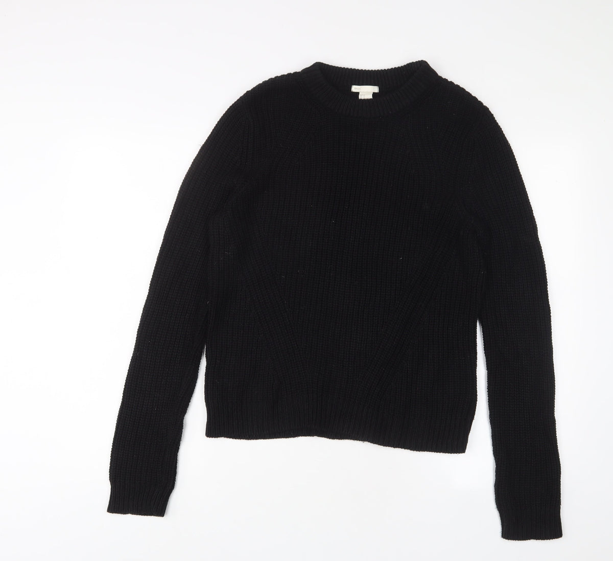 Womens UK Size M H&M Black Pullover Jumper