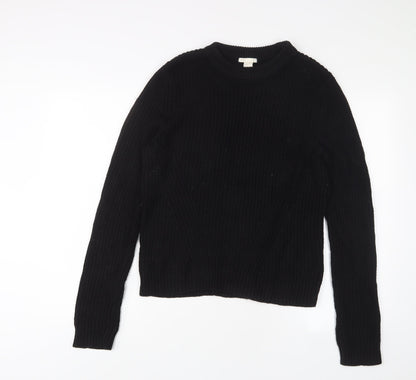 Womens UK Size M H&M Black Pullover Jumper