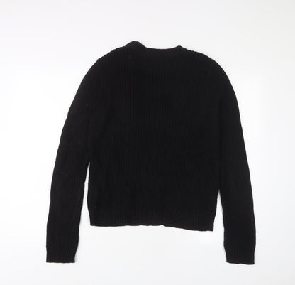 Womens UK Size M H&M Black Pullover Jumper